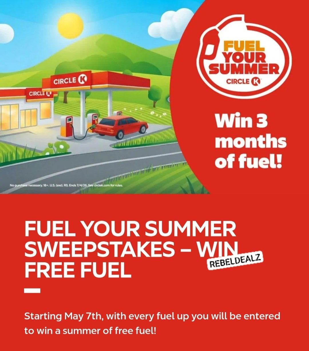 Circle K Fuel Your Summer Sweepstakes - Win Big!