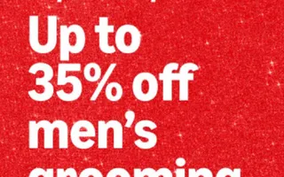 Up to 35% Off Men's Grooming Items on Amazon