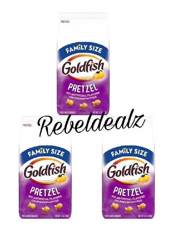 Goldfish Pretzel Crackers 3-Pack Deal on Amazon