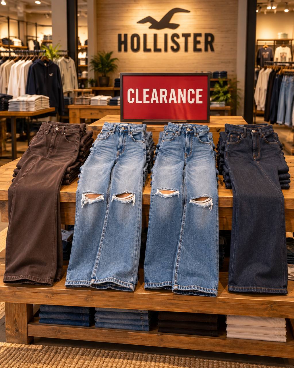 Hollister Jeans Clearance, Prices as Low as $14.99