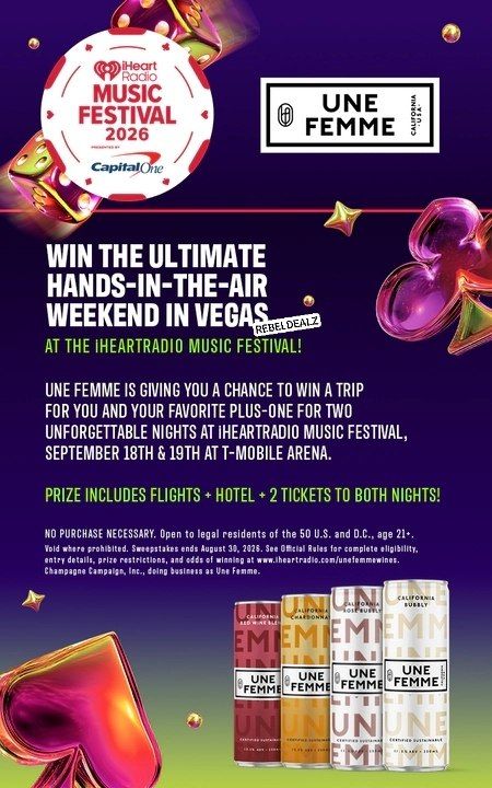 iHeartRadio x Une Femme Sweepstakes