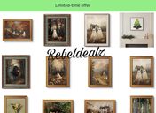Vintage Halloween Canvas Wall Art: Buy One, Get One Free