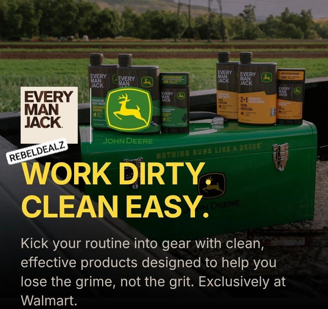 Every Man Jack x John Deere Sweepstakes - Win Big!