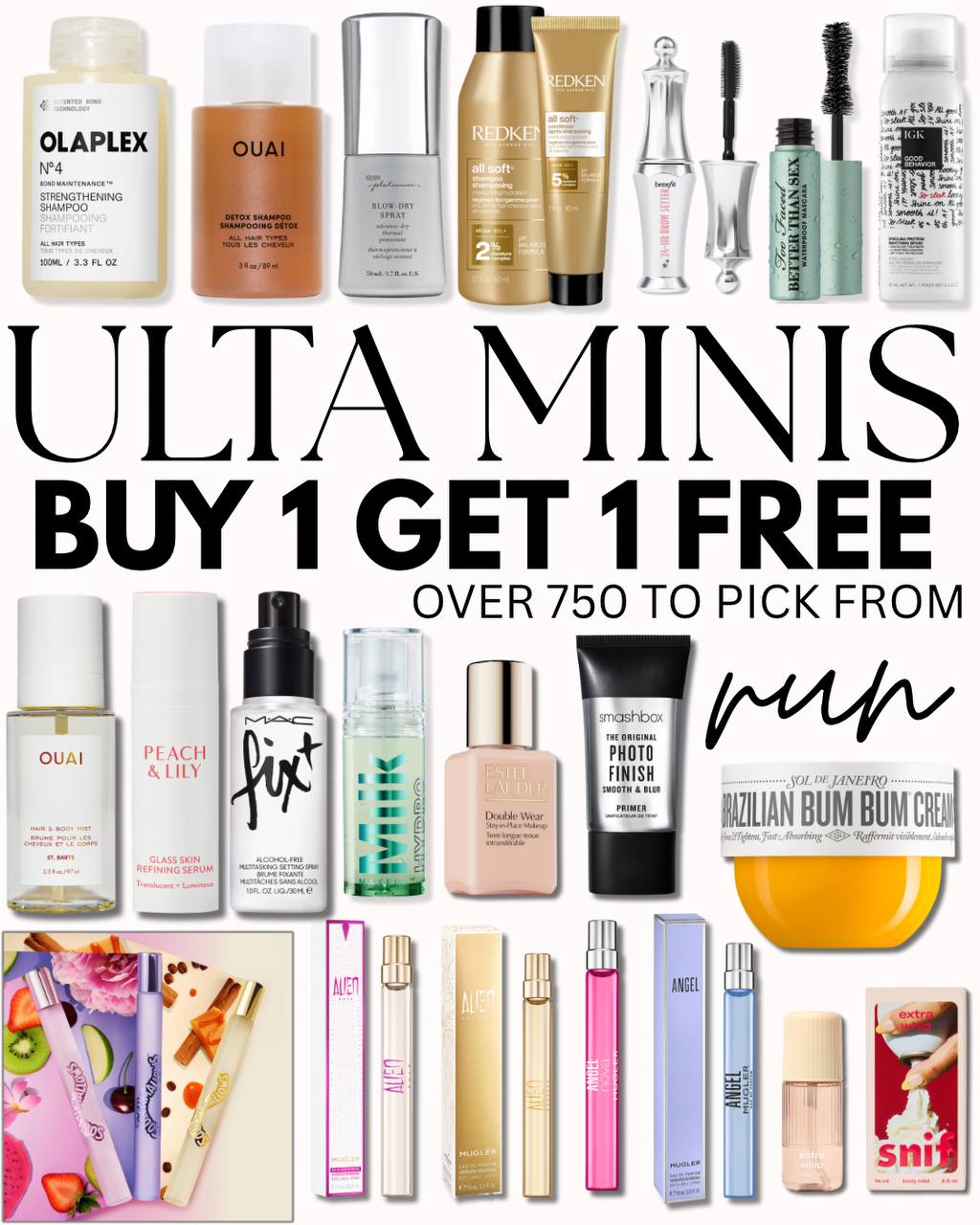 Ulta Buy 1 Get 1 FREE Minis