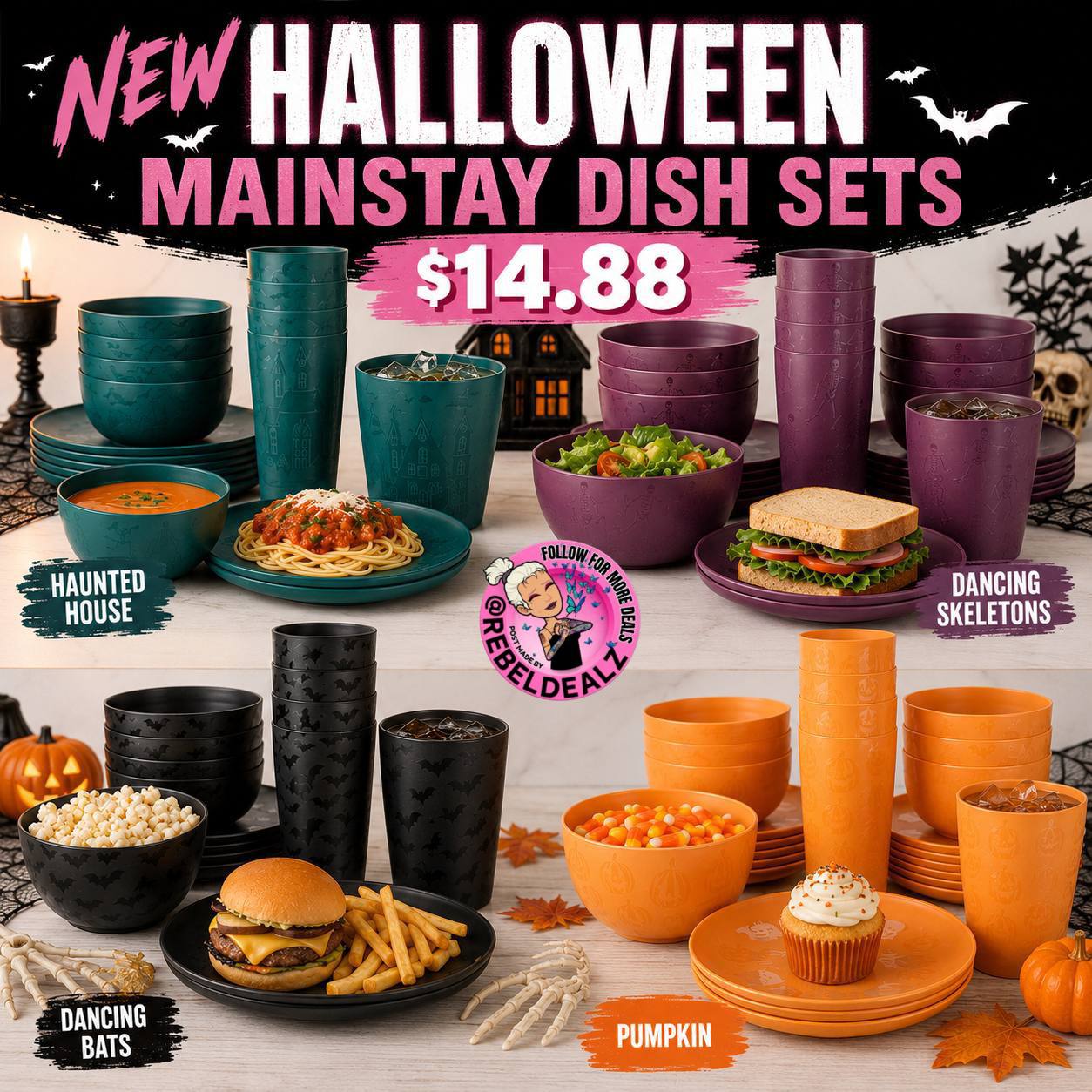 Mainstays Halloween Dishes Collection Now Available at Walmart