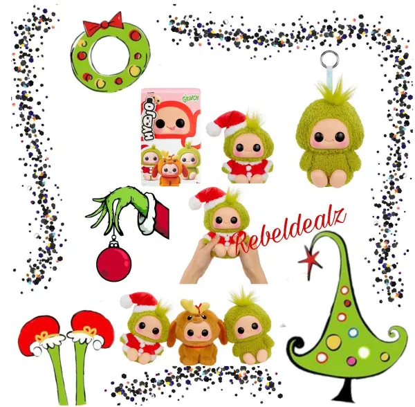 Hyojo Grinch Blind Box Squishy Keychain Preorder at Amazon