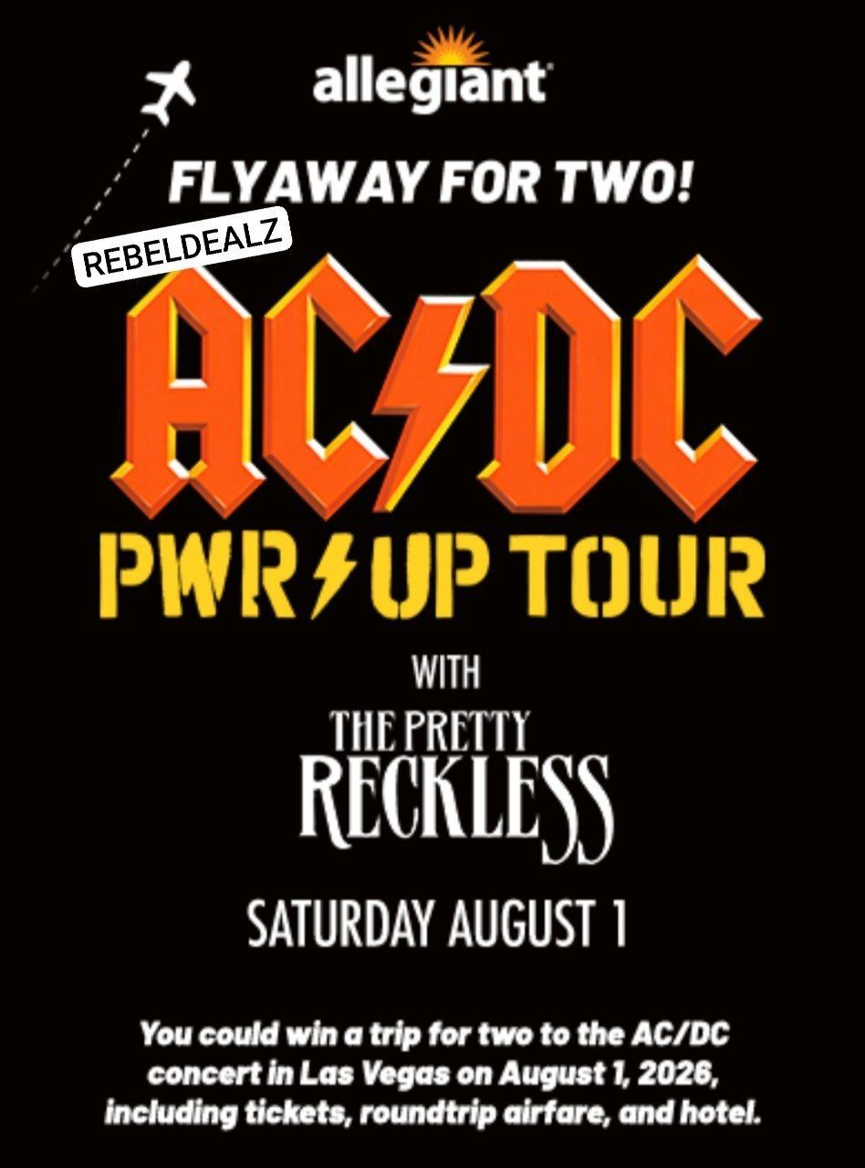 ACDC Power Up Fan Flyaway Sweepstakes