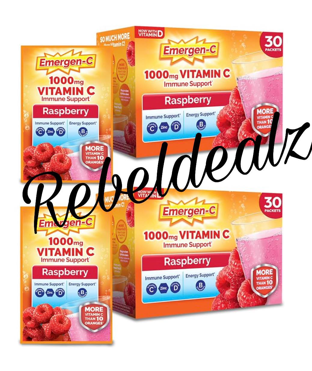 Emergen-C Raspberry 30-Count As Low As $12.xx