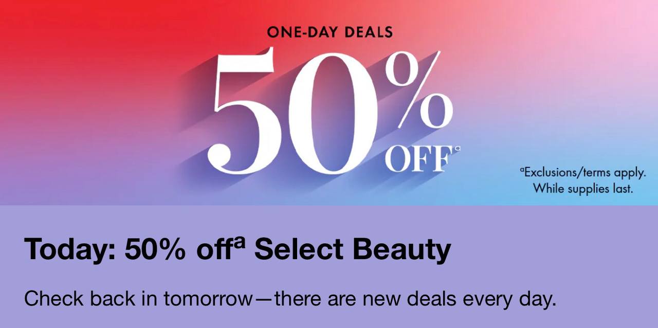 Ulta Beauty's 21 Days of Beauty Sale & Sephora Live - Up to 50% Off