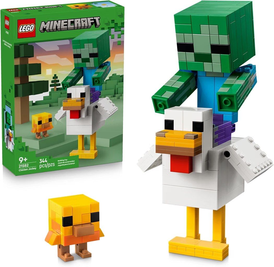 LEGO Minecraft Chicken Jockey Building Set 21582