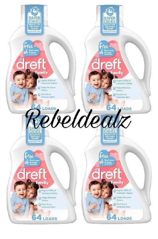 Dreft Family Liquid Laundry Detergent 84 fl oz on Sale