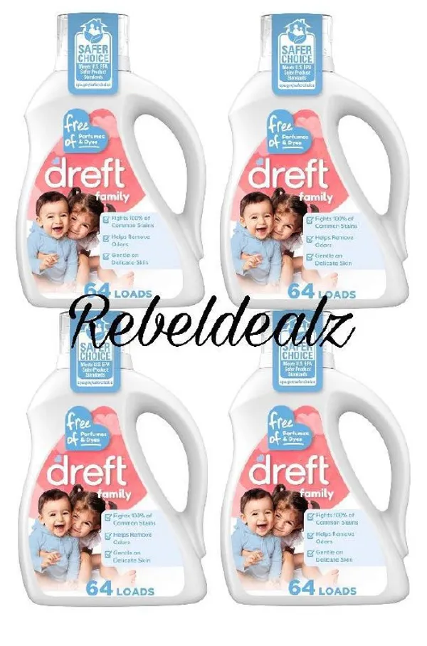 Dreft Family Liquid Laundry Detergent 84 fl oz on Sale