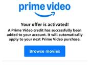 Free $5 Prime Video Credit for Amazon Accounts