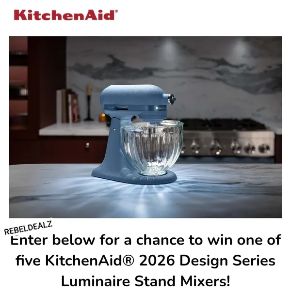 KitchenAid Design Series Mixer Giveaway: 5 Winners