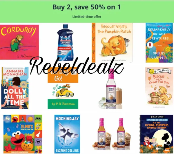Buy 2, Get the 2nd 50% Off Select Books, Groceries and Toys at Amazon