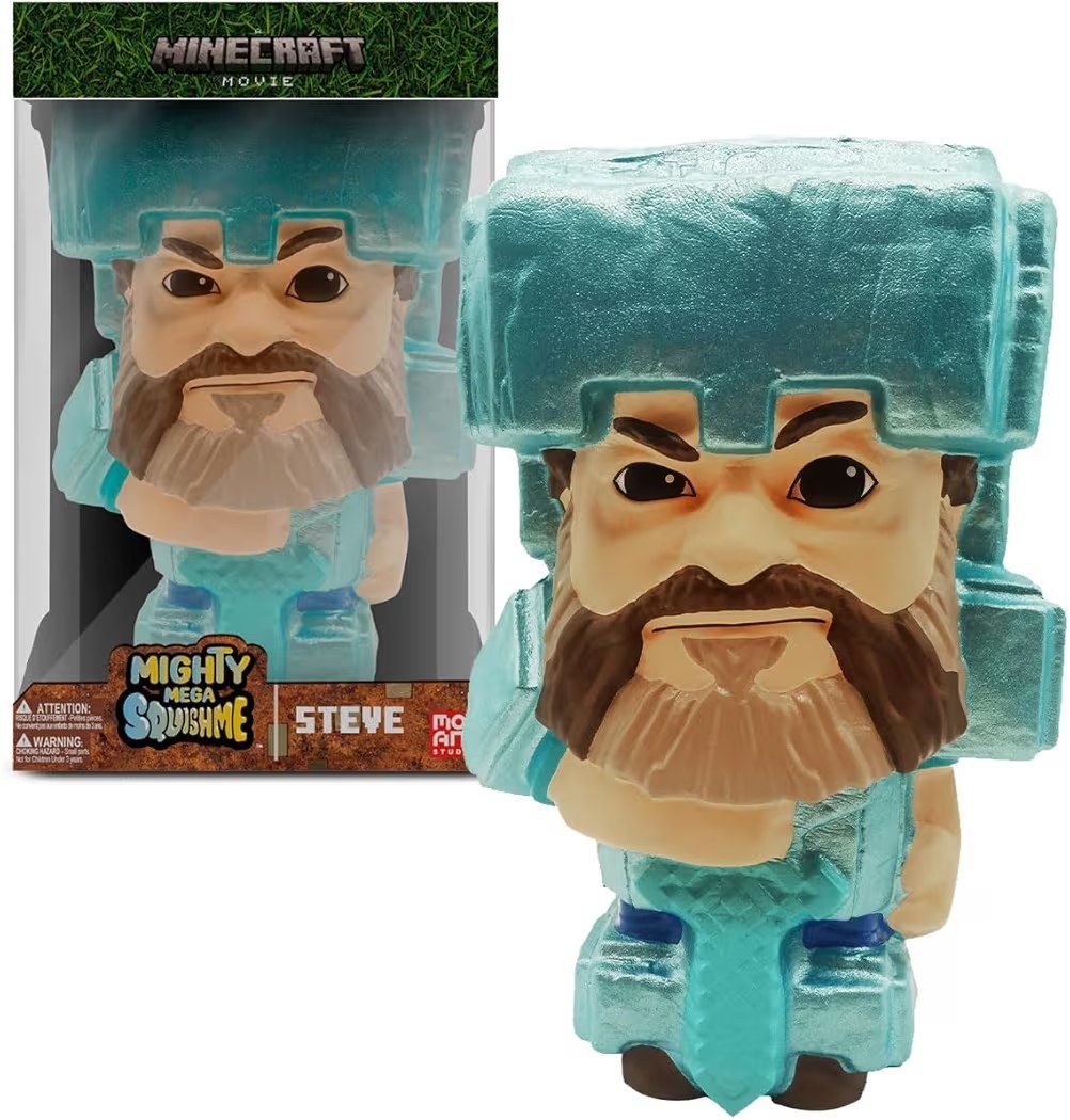 Minecraft Movie Steve 10-Inch Squishy Toy on Sale