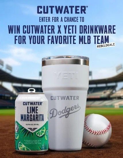 Cutwater MLB x Yeti Tumbler Sweepstakes: 50 Winners
