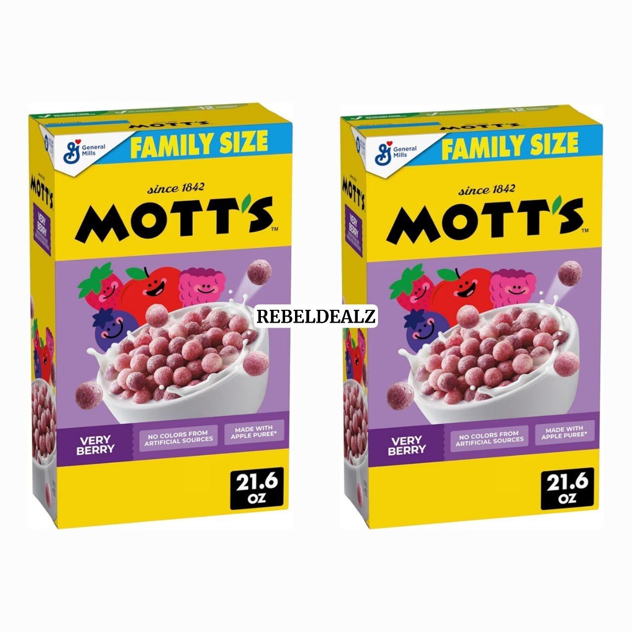 Mott's Very Berry Cereal Family Size Deal