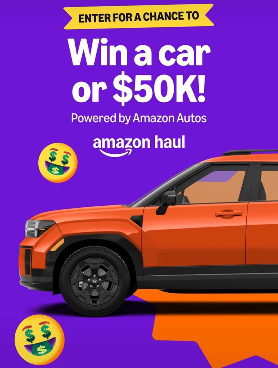 Win a Car or $50K in Amazon's Free Daily Giveaway