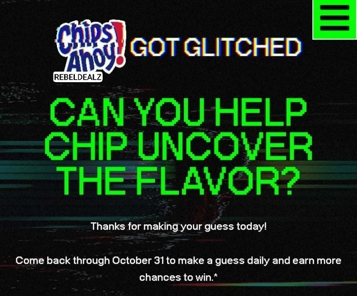 Chips Ahoy Got Glitched Sweepstakes - Enter to Win
