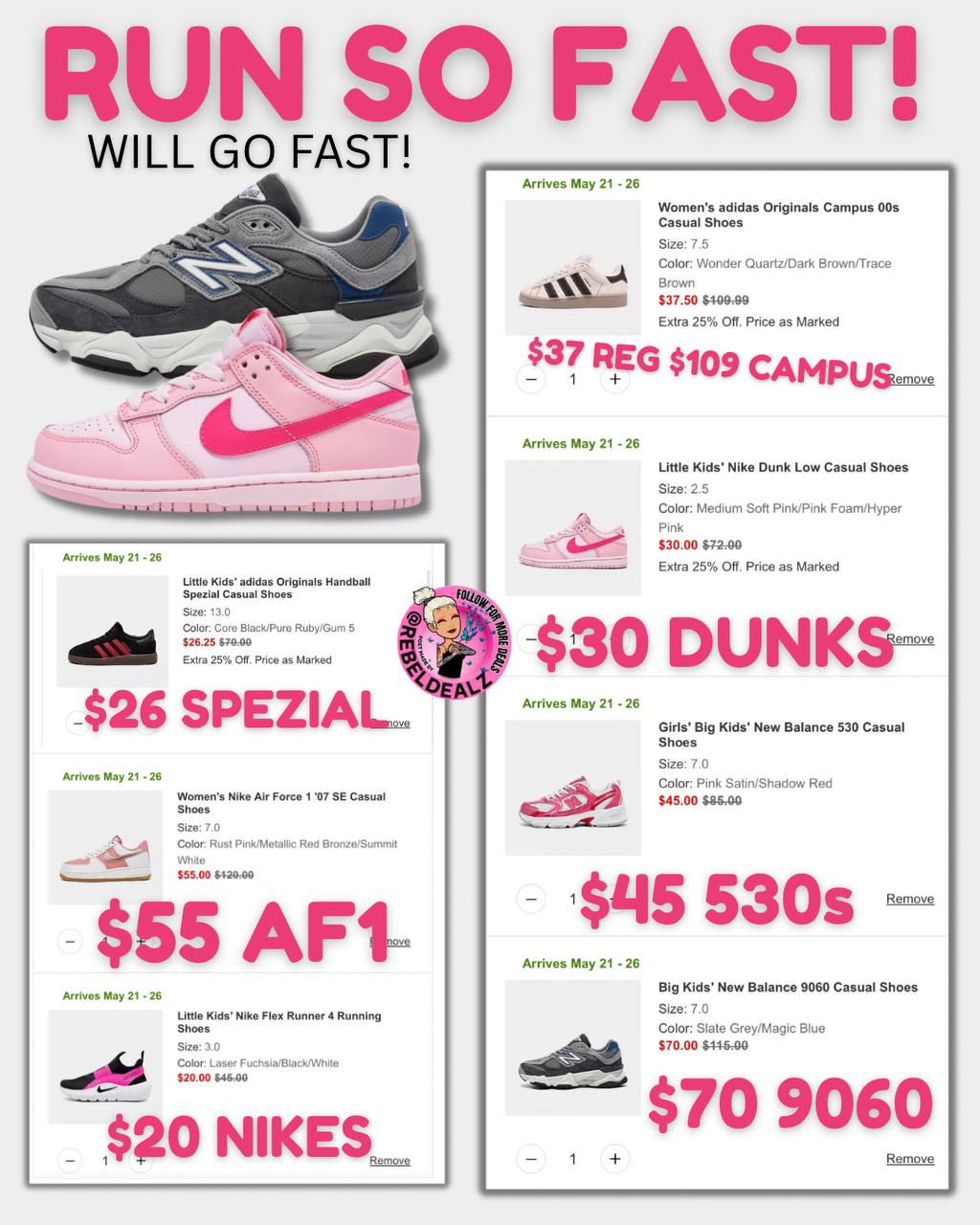 Finish Line Extra 25% Off Sale