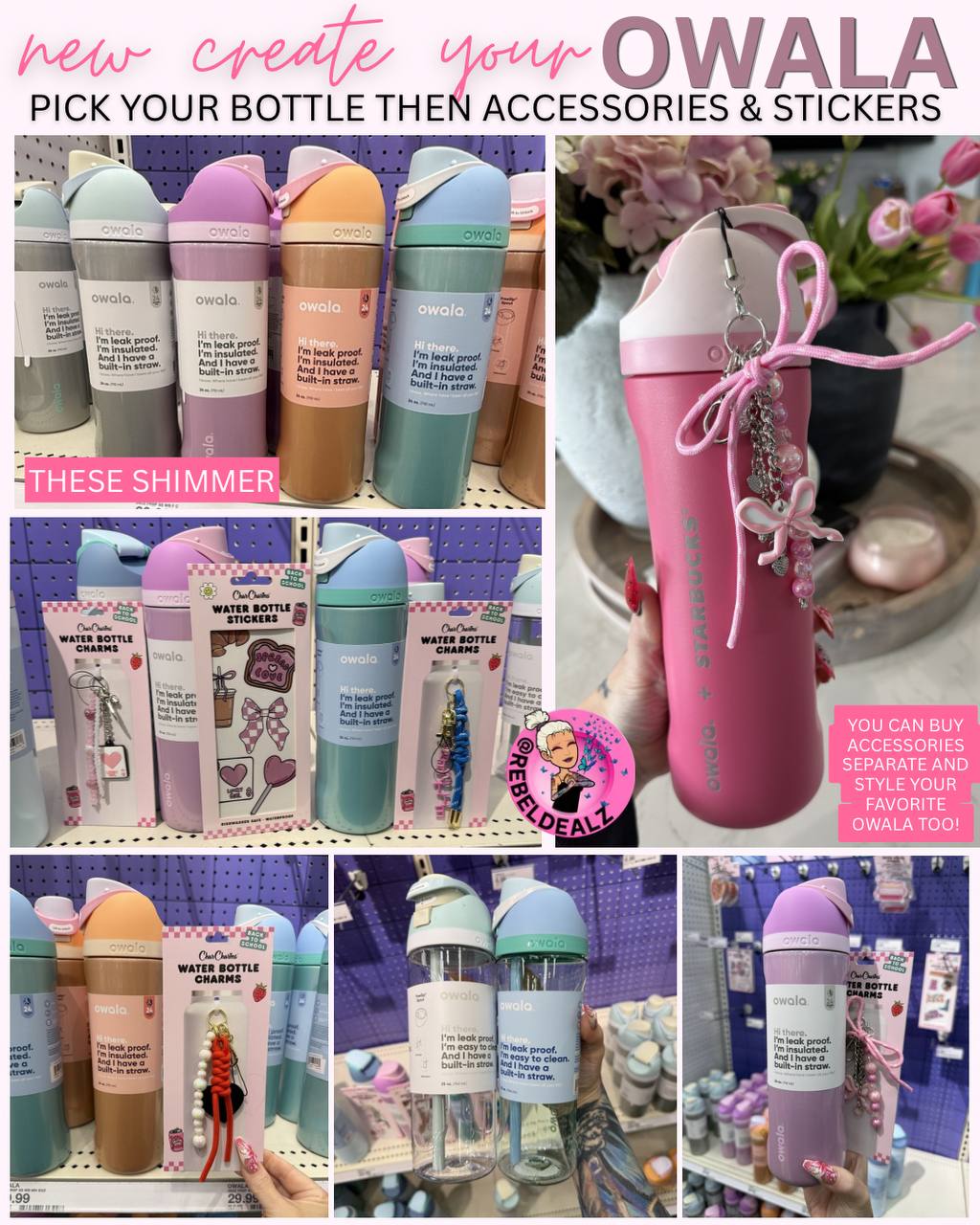 New Owala Bottles & Accessories at Target