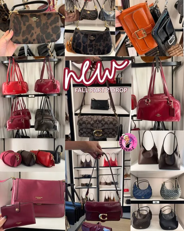 New Coach Fall Part 2 Drop: Dark Cherry, Denim & More