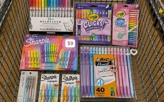 Pastel Back-to-School Sale
