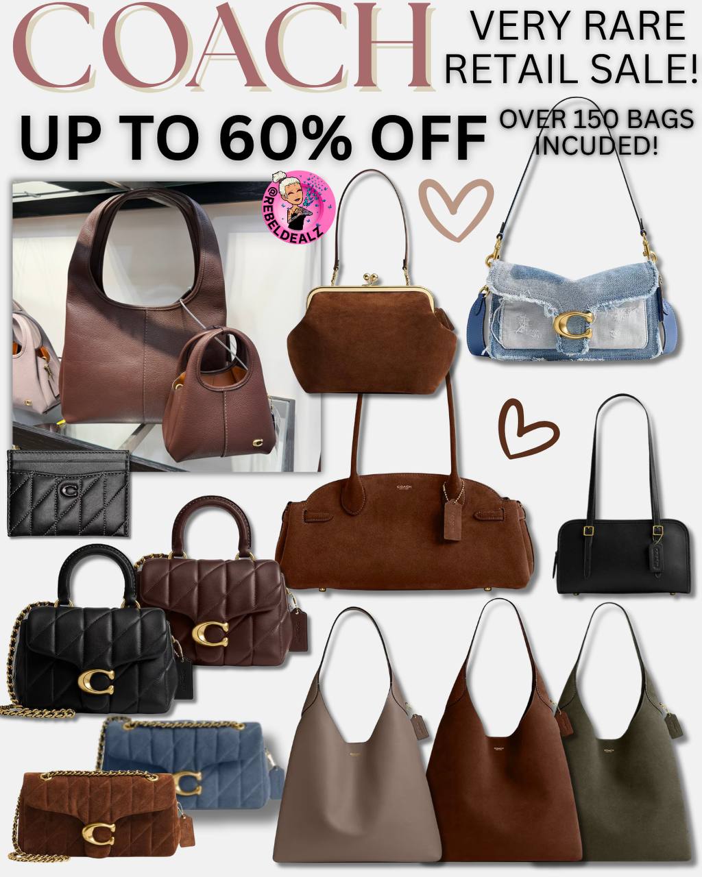 Rare Coach Sale: Retail Bags Up to 60% Off at Amazon & Dillard's