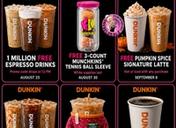 Six Dunkin’ Freebies Coming in August and September