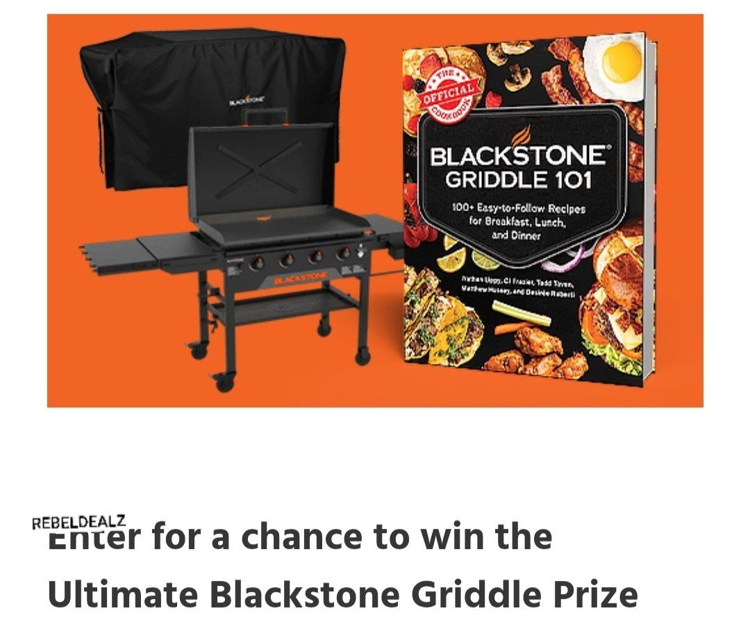 Blackstone Griddle 101 Sweepstakes from Simon & Schuster