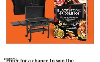 Blackstone Griddle 101 Sweepstakes from Simon & Schuster