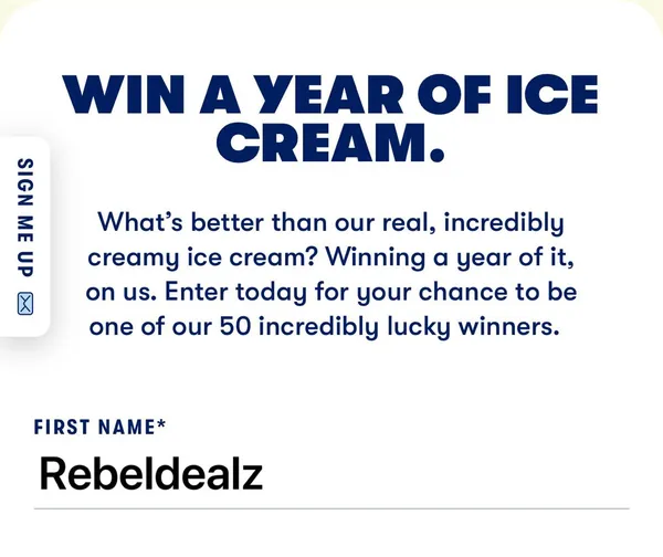 Tillamook Ice Cream Real Scoop Sweepstakes: Enter to Win a Year Supply