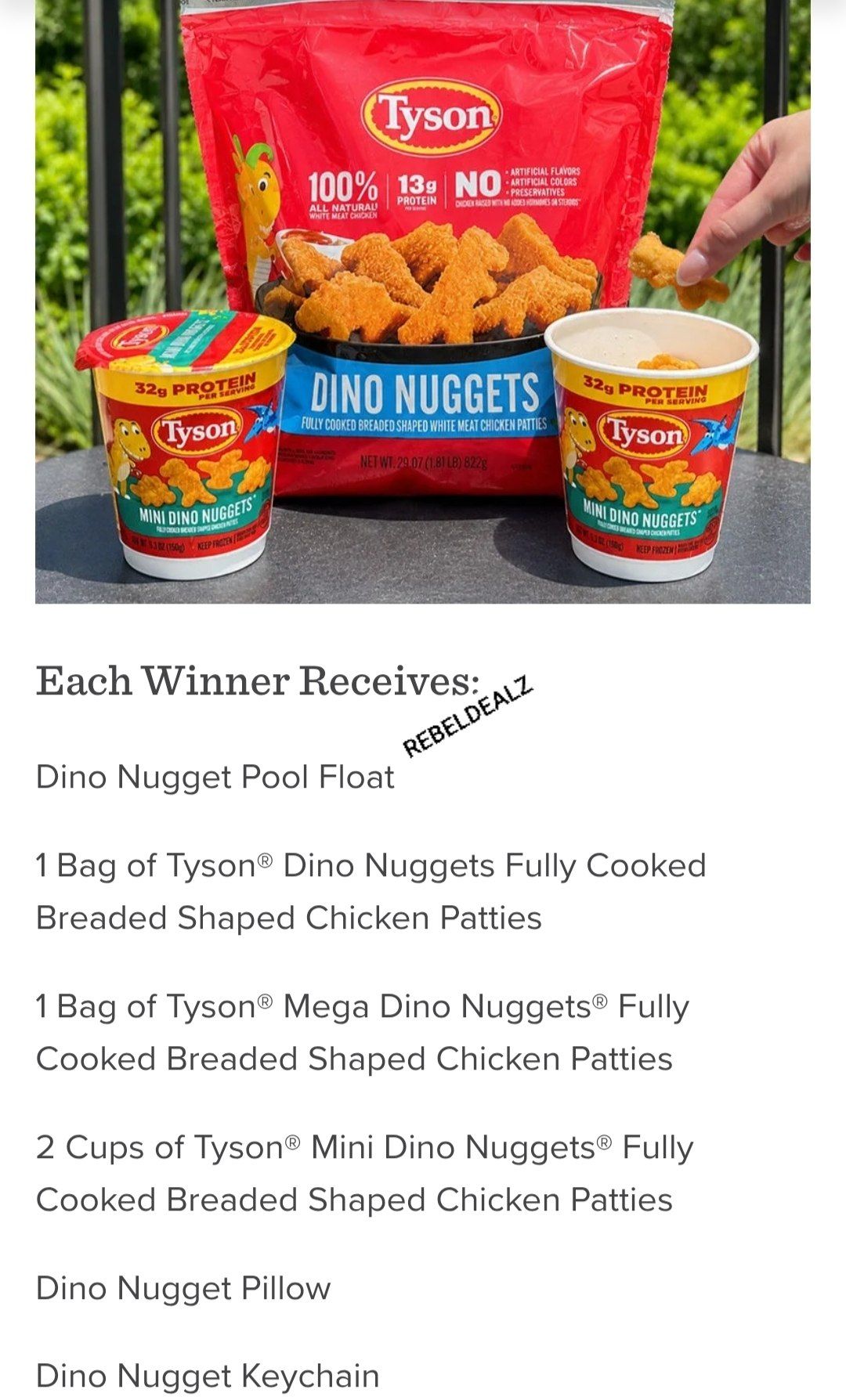Tyson Brand Summer Sweepstakes - Win Big!