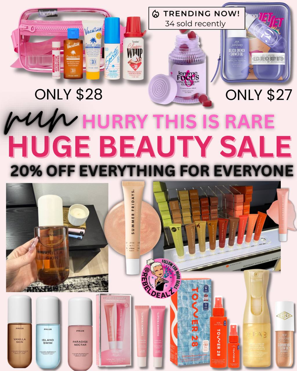 Revolve Beauty 20% Off Including Summer Friday and Phlur!