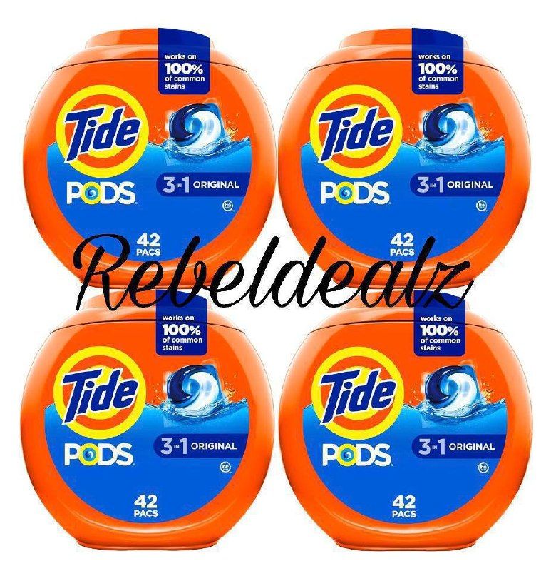 Tide PODS Laundry Detergent 42-Count Pacs On Sale