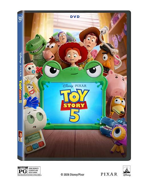 Toy Story 5 DVD Preorder for $19.xx, Reg $34
