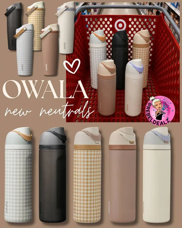 New Target Exclusive Neutral Owala Collection Just Dropped