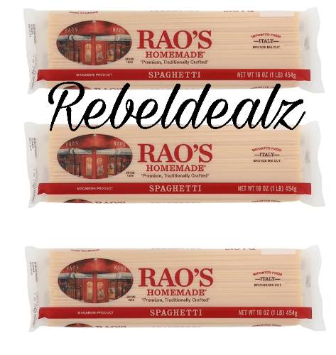 Rao's Homemade Spaghetti Pasta Deal - $4.xx for 3