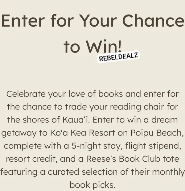 Koʻa Kea Turn The Page To Paradise Sweepstakes