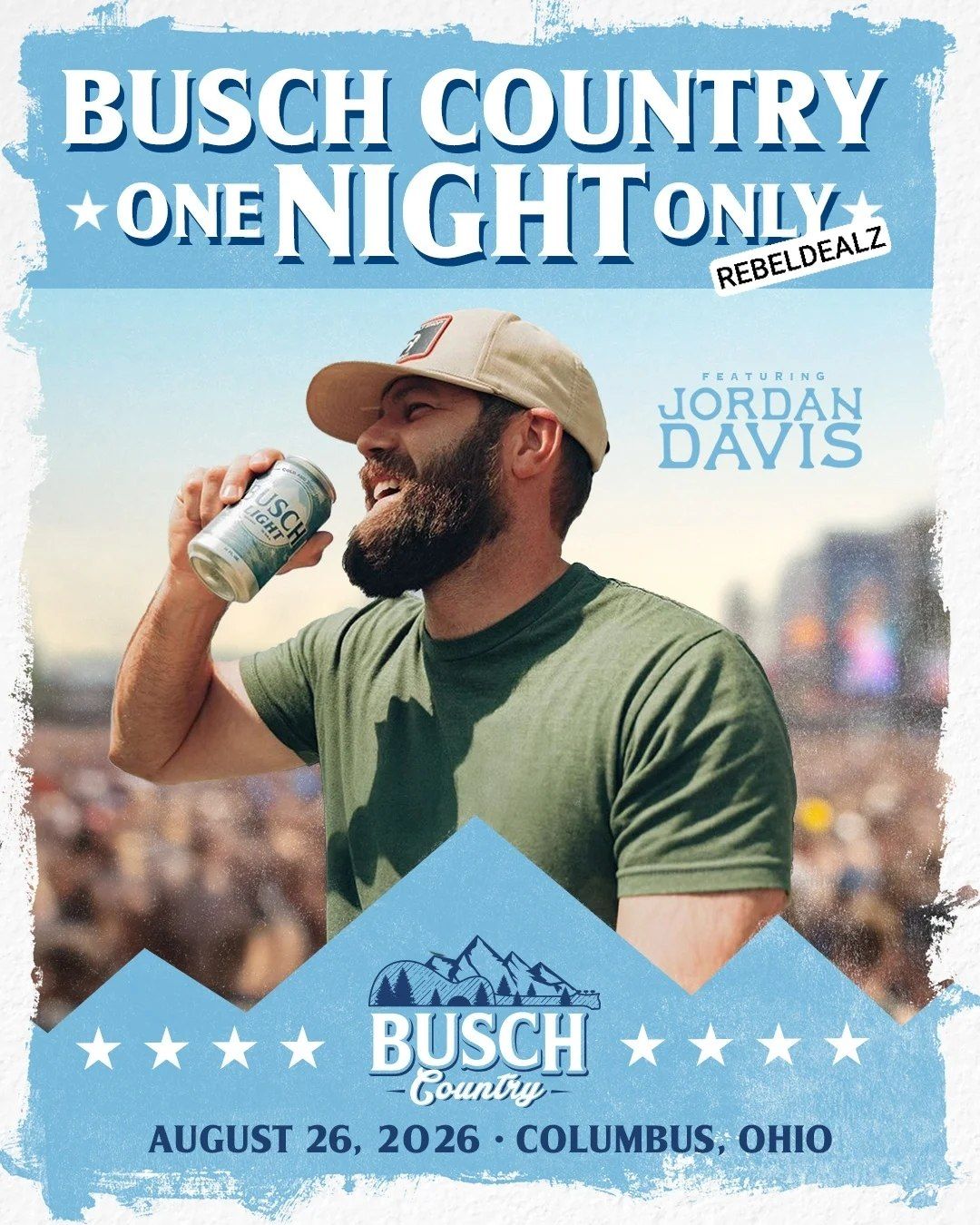 Busch Country One Night Only Columbus Sweepstakes - 100 Winners