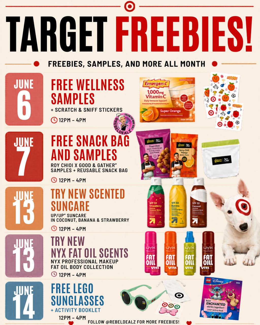 Target June Freebies & In-Store Events 2026