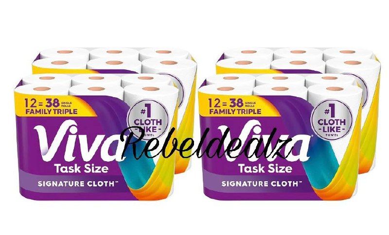 Viva Signature Cloth Paper Towels 12-Pack Triple Rolls