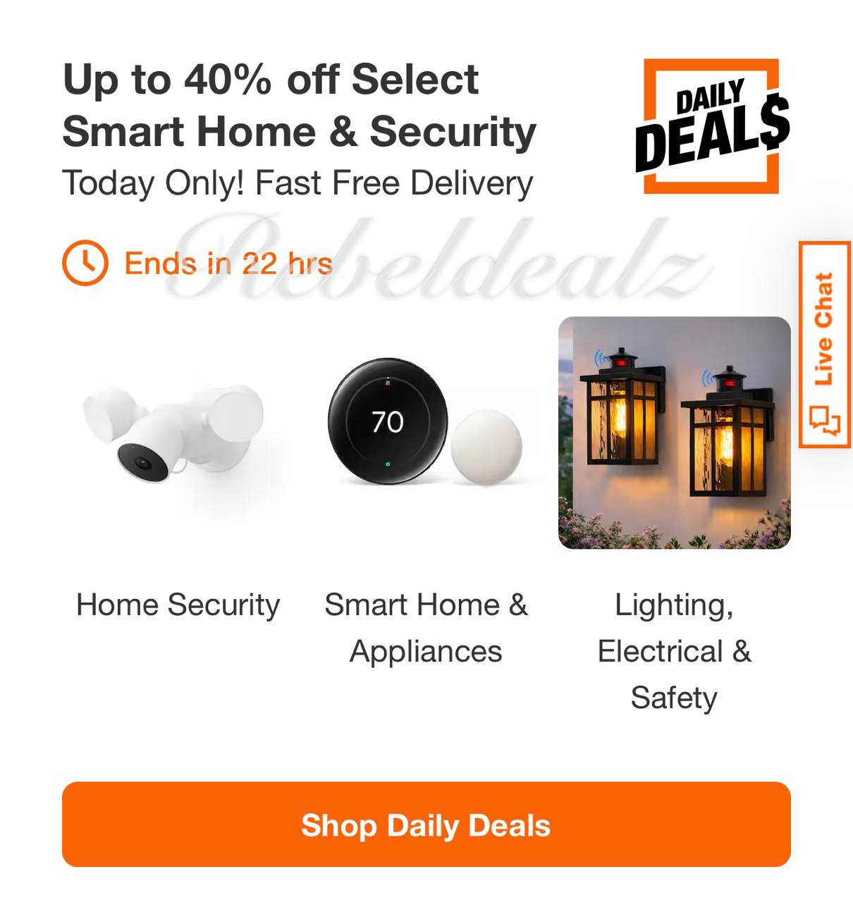 Home Depot Daily Deal: Up to 40% Off Smart Home & Security