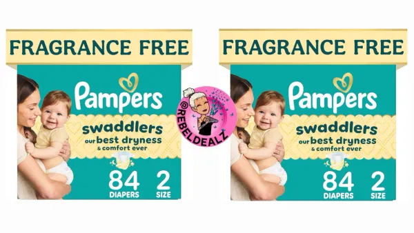 Pampers Swaddlers Size 2 Diapers, 2 Boxes as Low as $46
