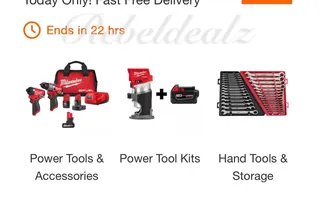 Home Depot Daily Deals: Up to 45% Off Power Tools & Storage