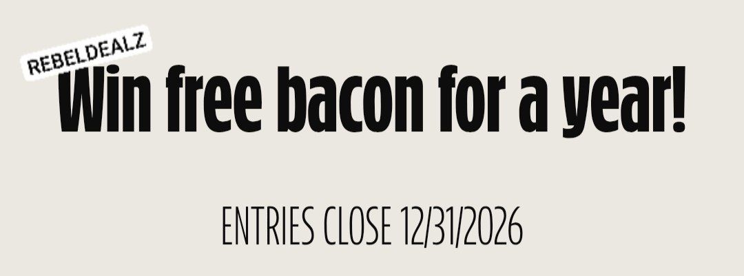 Smithfield Sweepstakes: Win Free Bacon for a Year