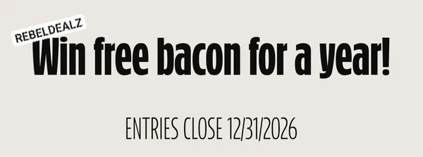 Smithfield Sweepstakes: Win Free Bacon for a Year