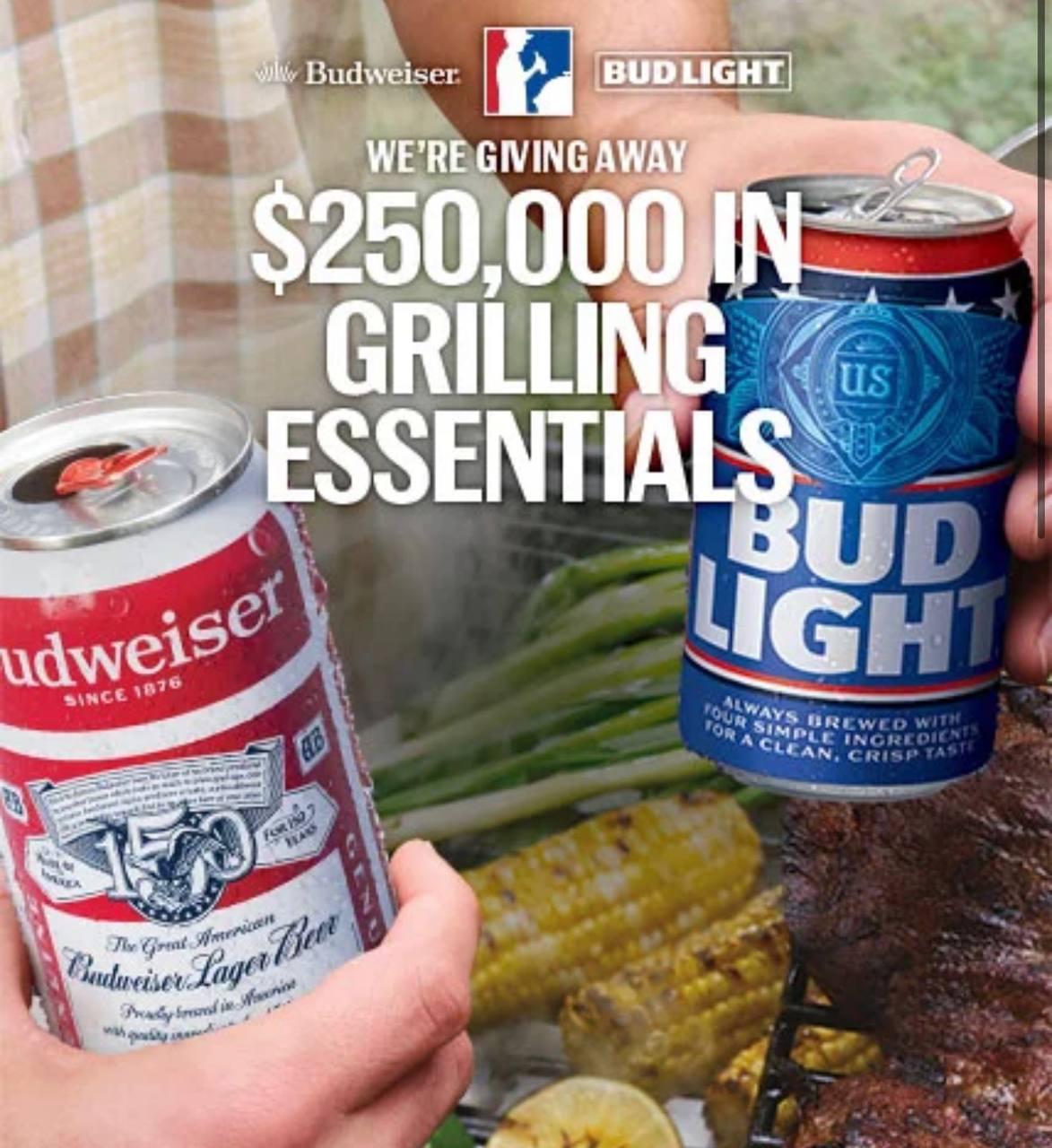 Win a Grill with Budweiser's Sweepstakes