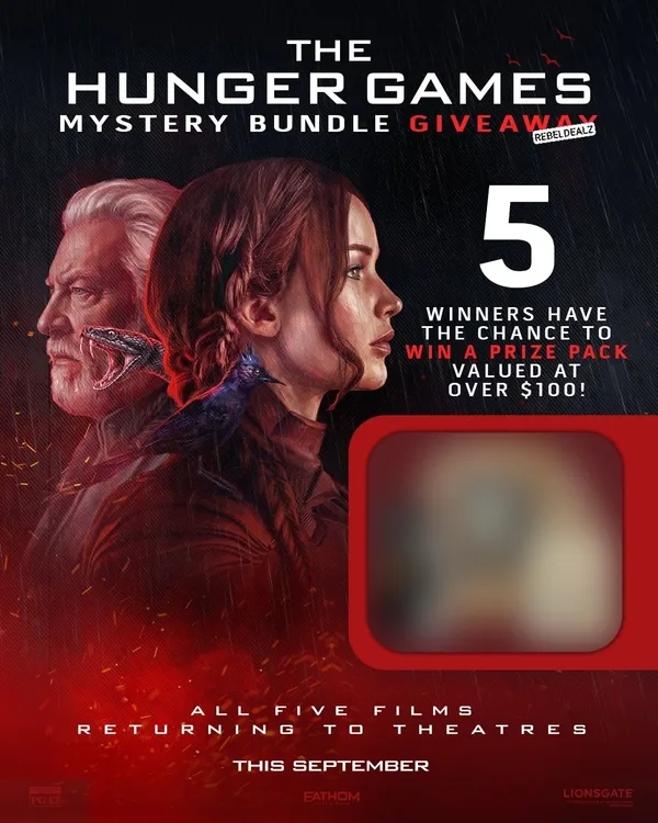 Fathom Entertainment Hunger Games Mystery Bundle Giveaway